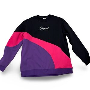 SOLD…. Stay Cool NYC Unisex Crew Neck Sweatshirt Retro 90s Y2K Colorblocked XL